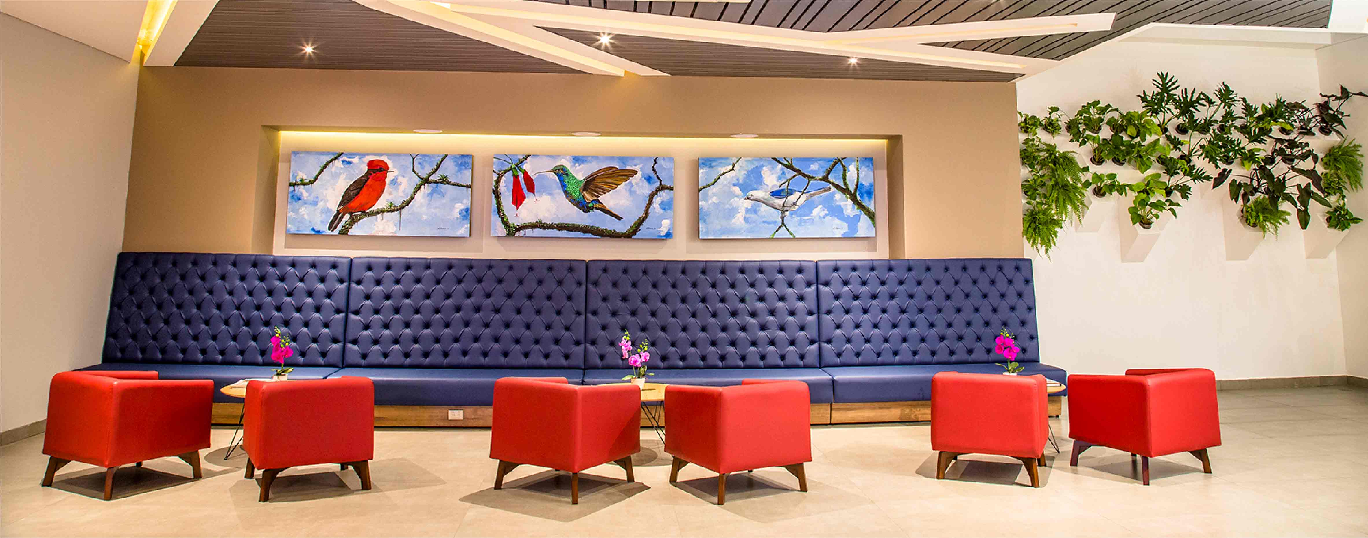 Recepción del Hotel Pance 122